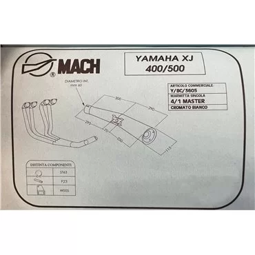 Marving Y/3605/BC Yamaha Xj 550