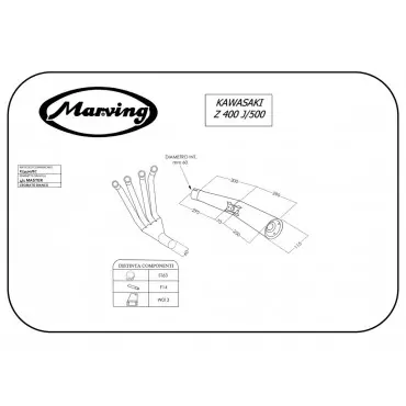 Marving K/3400/BC Kawasaki Z 400 J