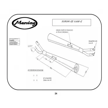 Marving S/2058/BC Suzuki Gs 1100 G