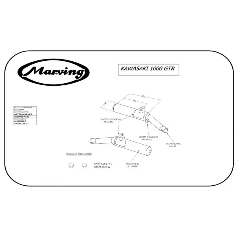 Marving K/2100/NC Kawasaki Z 1000 Gtr