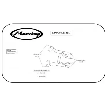 Marving Y/2115/BC Yamaha Xj 550