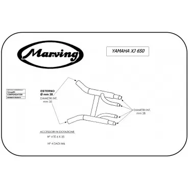 Marving Y/2143/BC Yamaha Xj 650