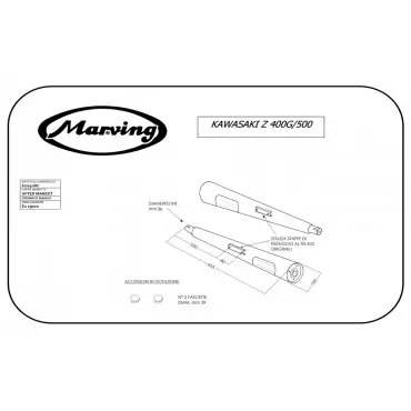 Marving K/2031/BC Kawasaki Z 400 J