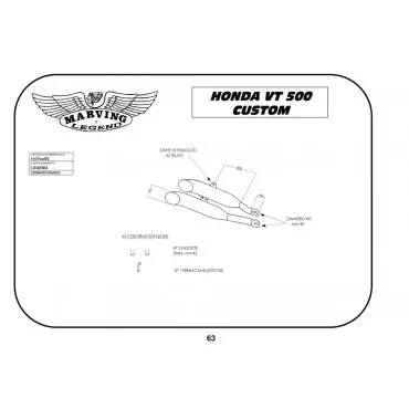 Marving H/CP20/BC Honda Vt 500 Custom