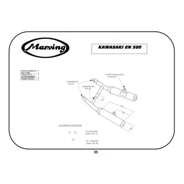 Marving K/2117/BC Kawasaki En 500