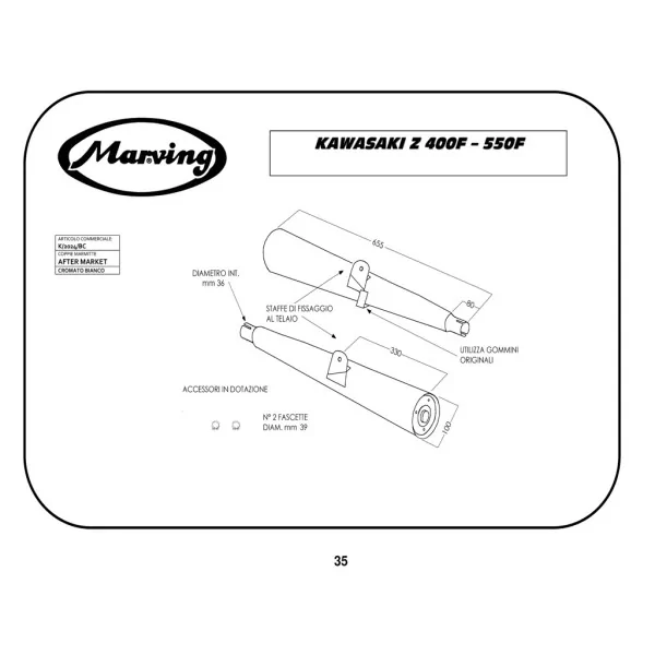 Marving K/2024/BC Kawasaki Z550 F