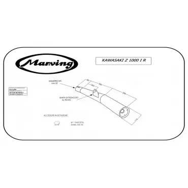 Marving K/124/BC Kawasaki Z 1000 I R