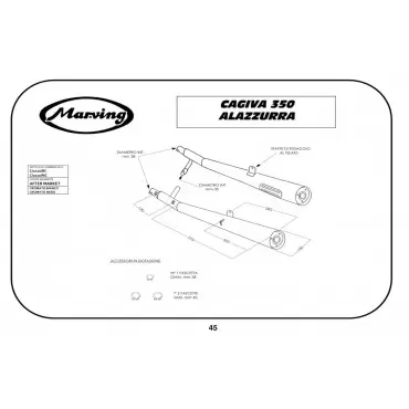 Marving C/2110/BC Cagiva 350 Alazzurra