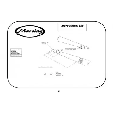 Marving M/2068/BC Moto Morini 350