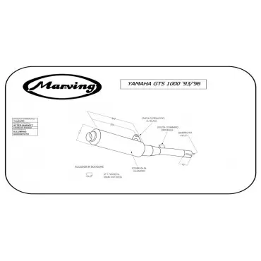 Marving Y/2160/BC Yamaha Gts 1000