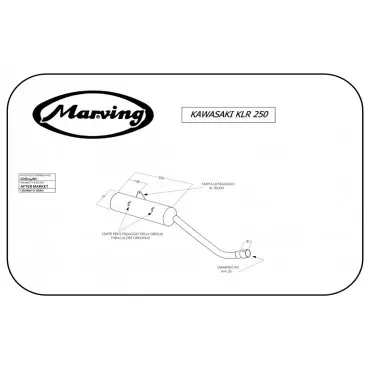 Marving EDR/24/NC Kawasaki Klr 250