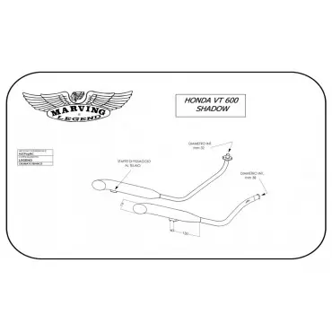 Marving H/CP03/BC Honda Vt 600 Shadow