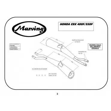 Marving H/2020/BC Honda Cbx 400 F