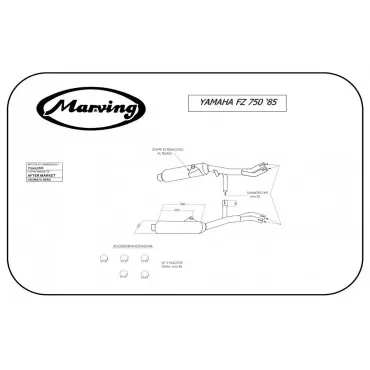 Marving Y/2027/NC Yamaha Fz 750 85