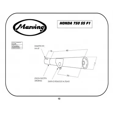 Marving H/122/BC Honda 750 Ss F1