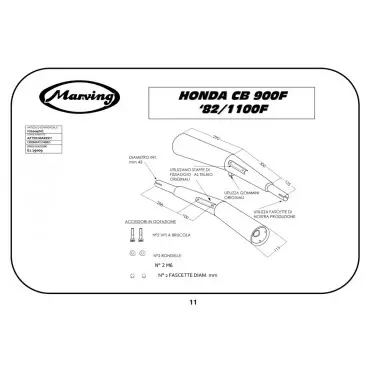 Marving H/2009/NC Honda Cb 1100 F