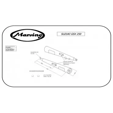 Marving S/2048/BC Suzuki Gsx 250