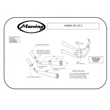 Marving H/2161/BC Honda Cm 125 C