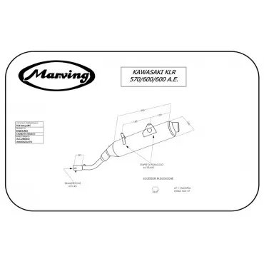 Marving K/AAA/47/BC Kawasaki Klr 600/600 A.e.