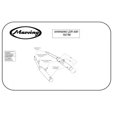 Marving K/2156/NC Kawasaki Zzr 600 93/96