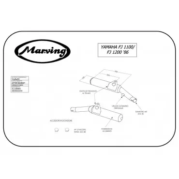 Marving Y/2084/NC Yamaha Fj 1100 84