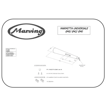 Marving U/45/BC Sport Exhausts Universal