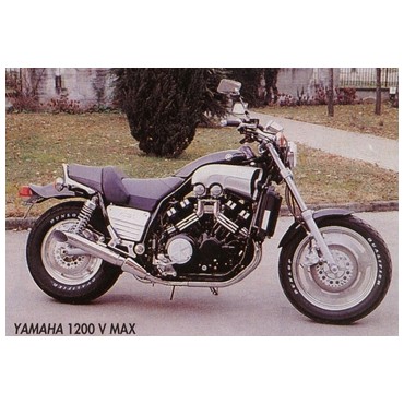 YAMAHA VMAX V-MAX VMX1200 SuperTrapp POSTERIORE SCARICO SILENZIATORI IN ACCIAIO INOX 240 