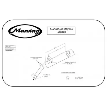 Marving EDR/15/NC Suzuki Dr 600