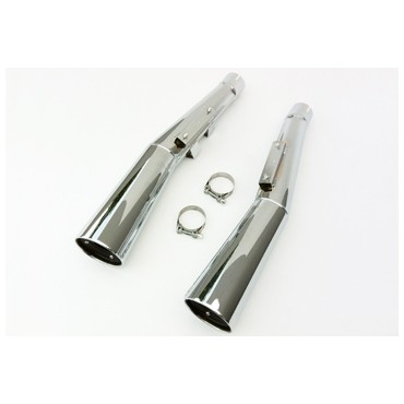 Exhaust Moto Marving Honda Cbx 1000 H 4999 Bc Couple Of Sport Silencers Master Cromo
