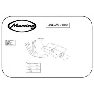 Marving K/3409/BC Kawasaki Z 1000 J