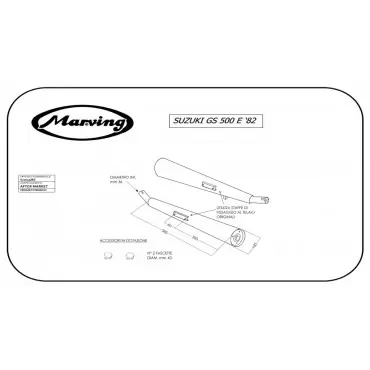 Marving S/2010/BC Suzuki Gs 500 E 82