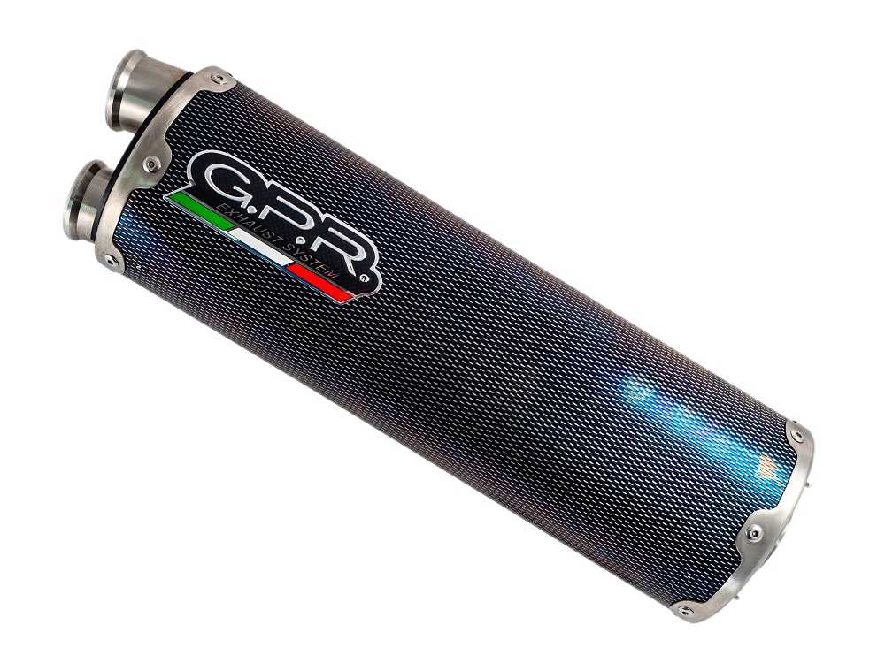 YUUEI Scarico Moto Slip On 51mm – Per VOGE DS525X 2023/2024, Tubo Centrale In Acciaio, Suono Pieno E Potenza Extra