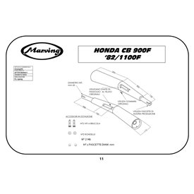 Marving H/2009/NC Honda Cb 900 F 1982>