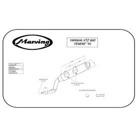 Marving Y/AAA/55/BC Yamaha Xtz 660 Tenere' 1991>