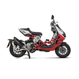 Akrapovic Italjet Dragster 300 S-IT3SO1-HRTBL