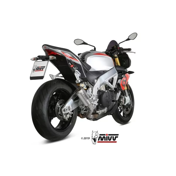 Mivv MK3 Inox Aprilia TUONO V4 1100