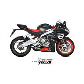 Mivv Sport Exhaust Full System Black Aprilia RS 660