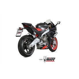 Mivv Sport Exhaust Full System Black Aprilia RS 660