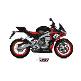 Mivv Komplette Sport-Auspuffanlage Schwarz Aprilia TUONO 660