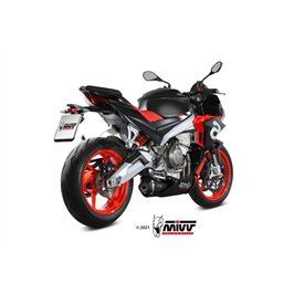 Mivv Sport Exhaust Full System Black Aprilia TUONO 660