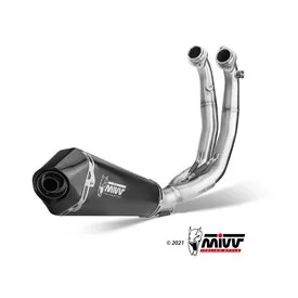 Mivv Komplette Sport-Auspuffanlage Schwarz Aprilia TUONO 660