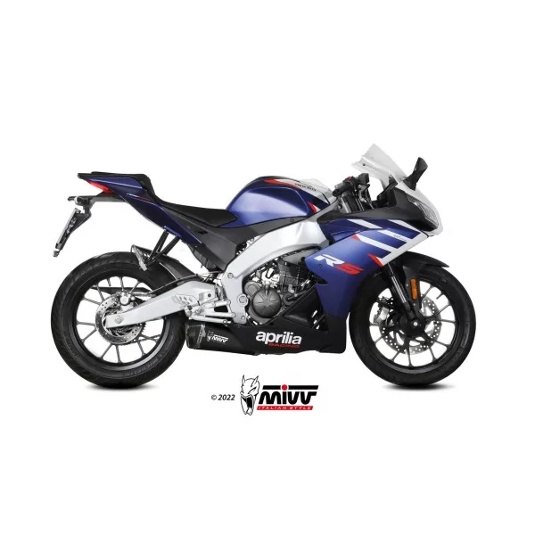 Mivv Sport Exhaust Full System Black Aprilia RS 125