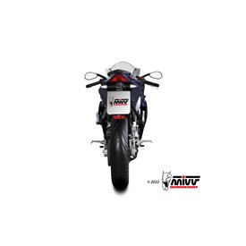 Mivv Komplette Sport-Auspuffanlage Schwarz Aprilia RS 125