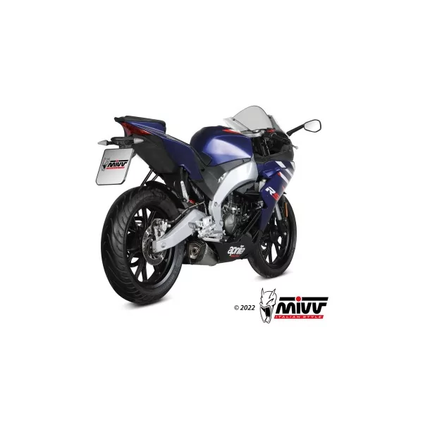 Mivv Sport Exhaust Full System Stainless Steel Aprilia RS 125