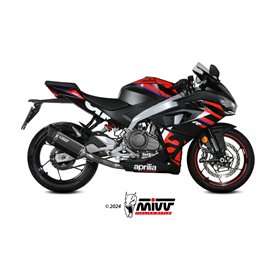 Mivv Sport Exhaust Full System Black Aprilia RS 457