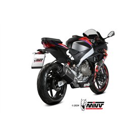 Mivv Escape Deportivo Completo Negro Aprilia RS 457