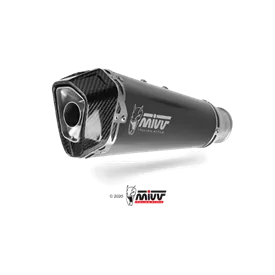 Mivv Komplette Sport-Auspuffanlage Schwarz Aprilia TUONO 125