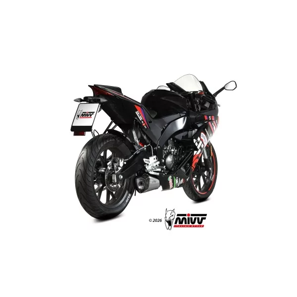Mivv Echappement Sport Complet Inox Aprilia RS 125