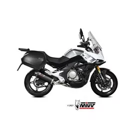 Mivv OVAL Nero fondello carbonio CF Moto 650MT
