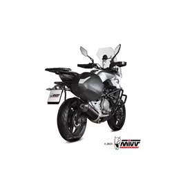 Mivv OVAL Nero fondello carbonio CF Moto 650MT